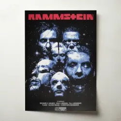 Rammstein – Band Portrait Fine Art Music Poster
