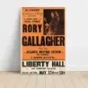Rory Gallagher – Liberty Hall Fine Art Concert Poster