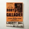 Rory Gallagher – Liberty Hall Fine Art Concert Poster