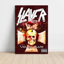 Slayer – Violent Brains Fine Art Music Poster