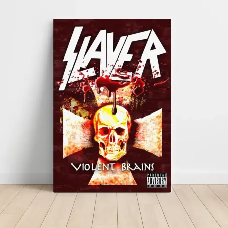 Slayer – Violent Brains Fine Art Music Poster