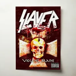 Slayer – Violent Brains Fine Art Music Poster