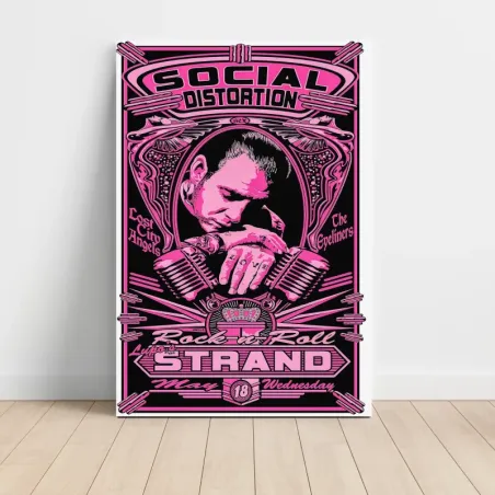 Social Distortion – Lupos Strand Fine Art Concert Poster