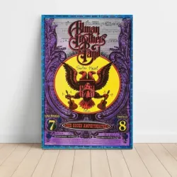 The Allman Brothers Band – Red Rocks Amphitheatre Fine Art Concert Poster