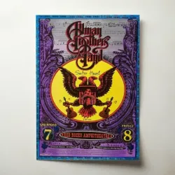 The Allman Brothers Band – Red Rocks Amphitheatre Fine Art Concert Poster