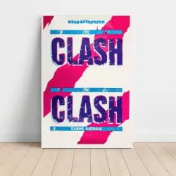 The Clash – Touring Australia Fine Art Concert Poster