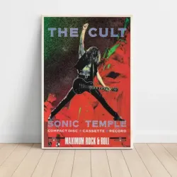 The Cult – Sonic Temple Fine Art Music Poster
