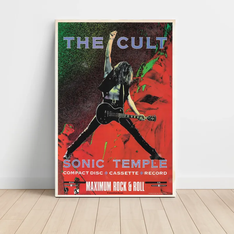 The Cult – Sonic Temple Fine Art Music Poster