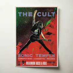 The Cult – Sonic Temple Fine Art Music Poster