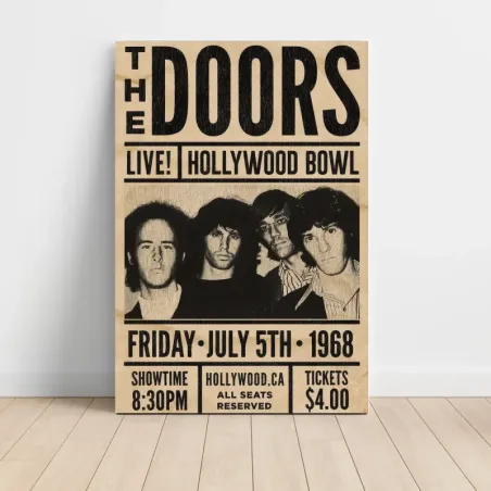 The Doors – Hollywood Bowl 1968 Fine Art Concert Poster