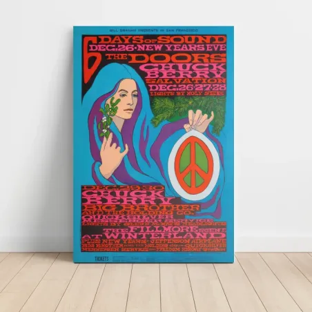 The Doors and Chuck Berry – Six Days of Sound Winterland Fine Art Concert Poster