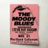The Moody Blues and Stevie Ray Vaughan – Portland Coliseum Fine Art Concert Poster