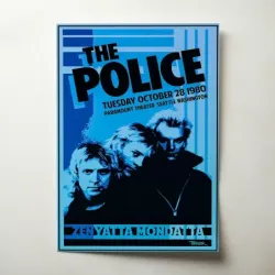 The Police – Paramount Theater Seattle 1980 Fine Art Concert Poster