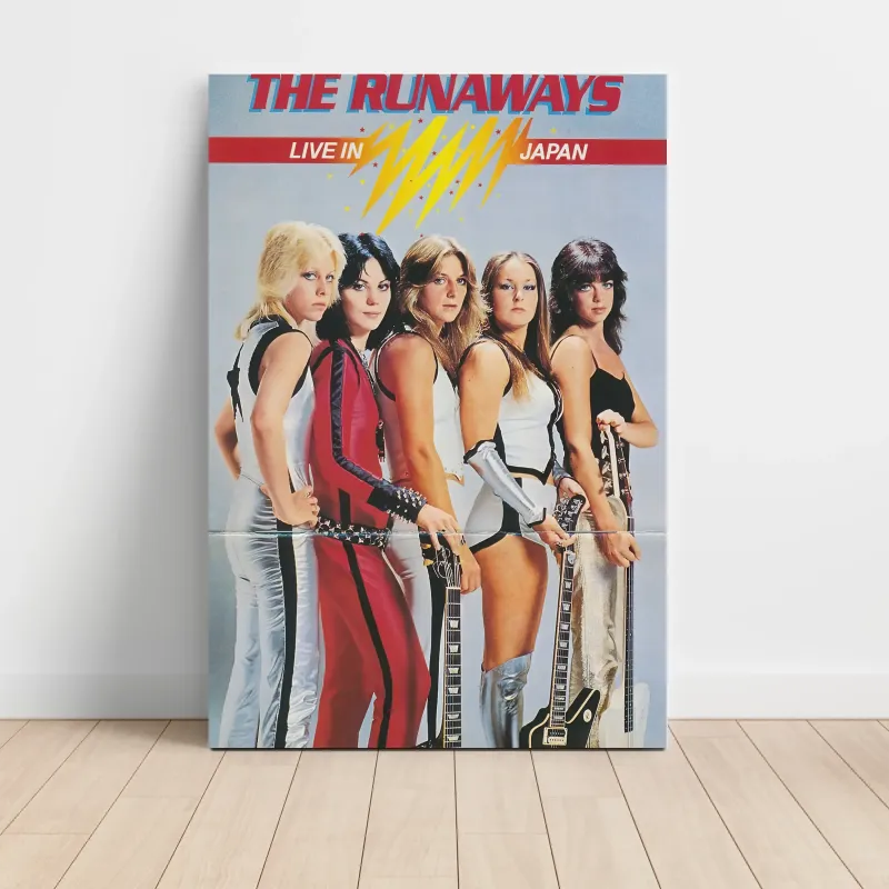 The Runaways – Live In Japan Fine Art Music Poster