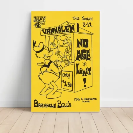 Van Halen – Barnacle Bills Fine Art Concert Poster