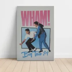 Wham! – The Big Tour 1984 Fine Art Music Poster