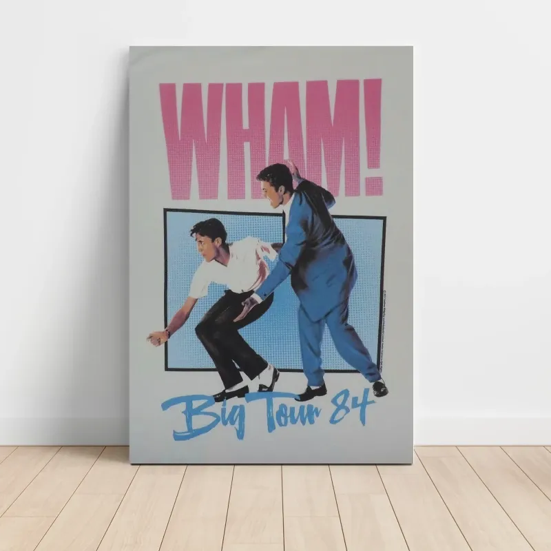 Wham! – The Big Tour 1984 Fine Art Music Poster