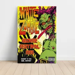 White Zombie – Bizarre Festival 1995 Fine Art Concert Poster
