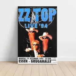 ZZ Top – Live 94 Essen Fine Art Concert Poster