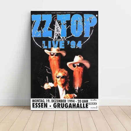 ZZ Top – Live 94 Essen Fine Art Concert Poster
