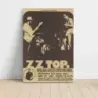 ZZ Top – Oklahoma City Music Hall Fine Art Concert Poster