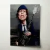 AC/DC – Angus Young Caricature Fine Art Music Poster