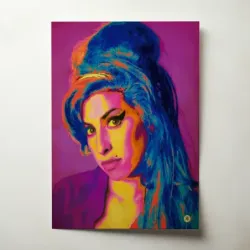 Amy Winehouse – Pop Art Portrait Fine Art Music Poster