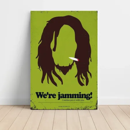 Bob Marley – Jamming Minimalist Fine Art Music Poster