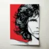 The Doors – Jim Morrison Red Portrait Panel 1 of 2 Fine Art Music Poster