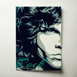 The Doors – Jim Morrison Rock Portrait Fine Art Music Poster