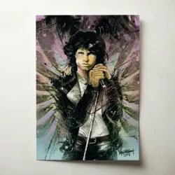 The Doors – Jim Morrison Splatter Painting Fine Art Music Poster