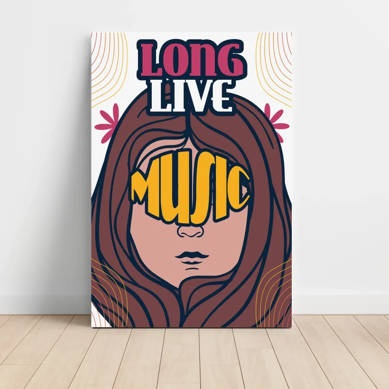 Music Art – Long Live Music Fine Art Music Poster