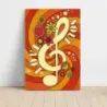 Music Art – Love Soul Treble Clef Fine Art Music Poster