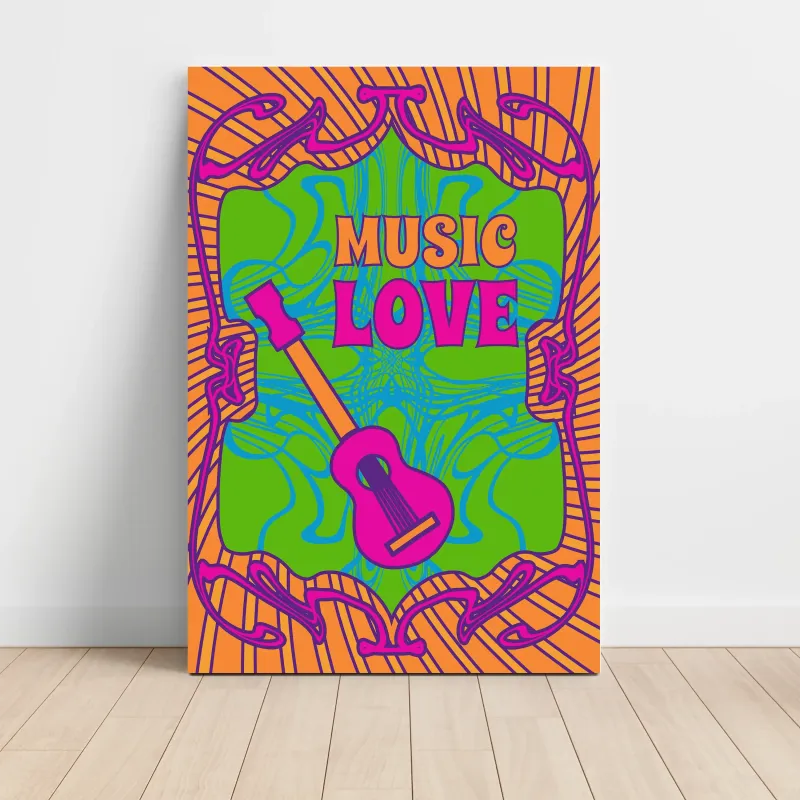 Music Art – Music Love Art Nouveau Fine Art Music Poster