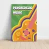 Music Art – Psychedelic Music Guitar Fine Art Music Poster