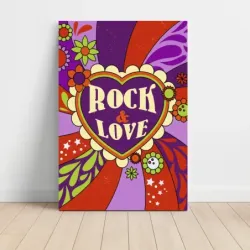 Music Art – Rock and Love Fine Art Music Poster