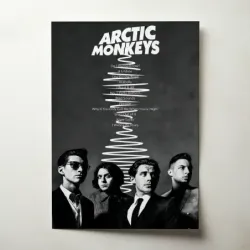Arctic Monkeys – AM Tracklist Fine Art Album Poster