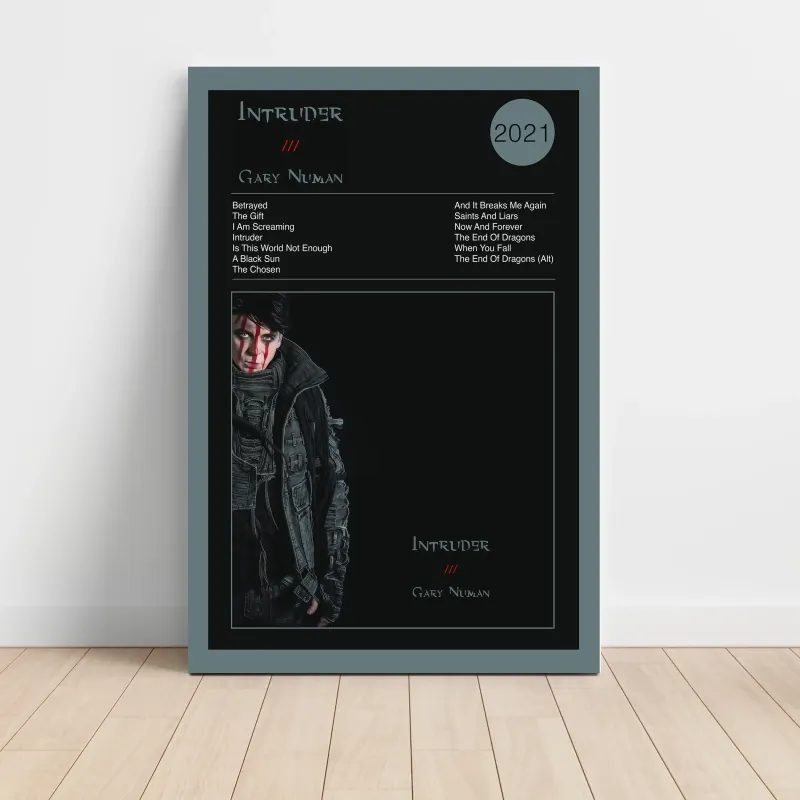 Gary Numan – Intruder Fine Art Album Poster