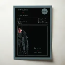 Gary Numan – Intruder Fine Art Album Poster