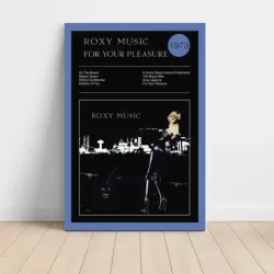 Roxy Music – For Your Pleasure Fine Art Album Poster