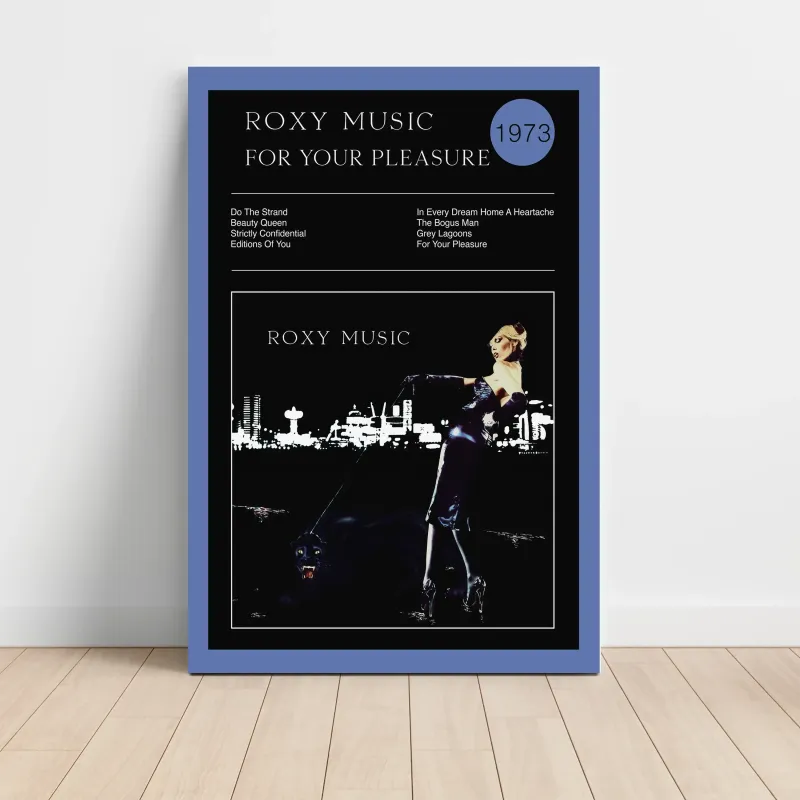 Roxy Music – For Your Pleasure Fine Art Album Poster