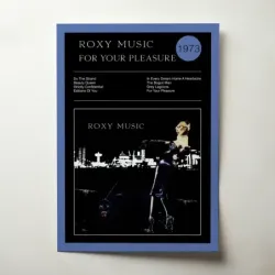 Roxy Music – For Your Pleasure Fine Art Album Poster