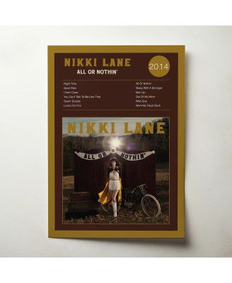 Nikki Lane – All Or Nothin' Fine Art Album Poster