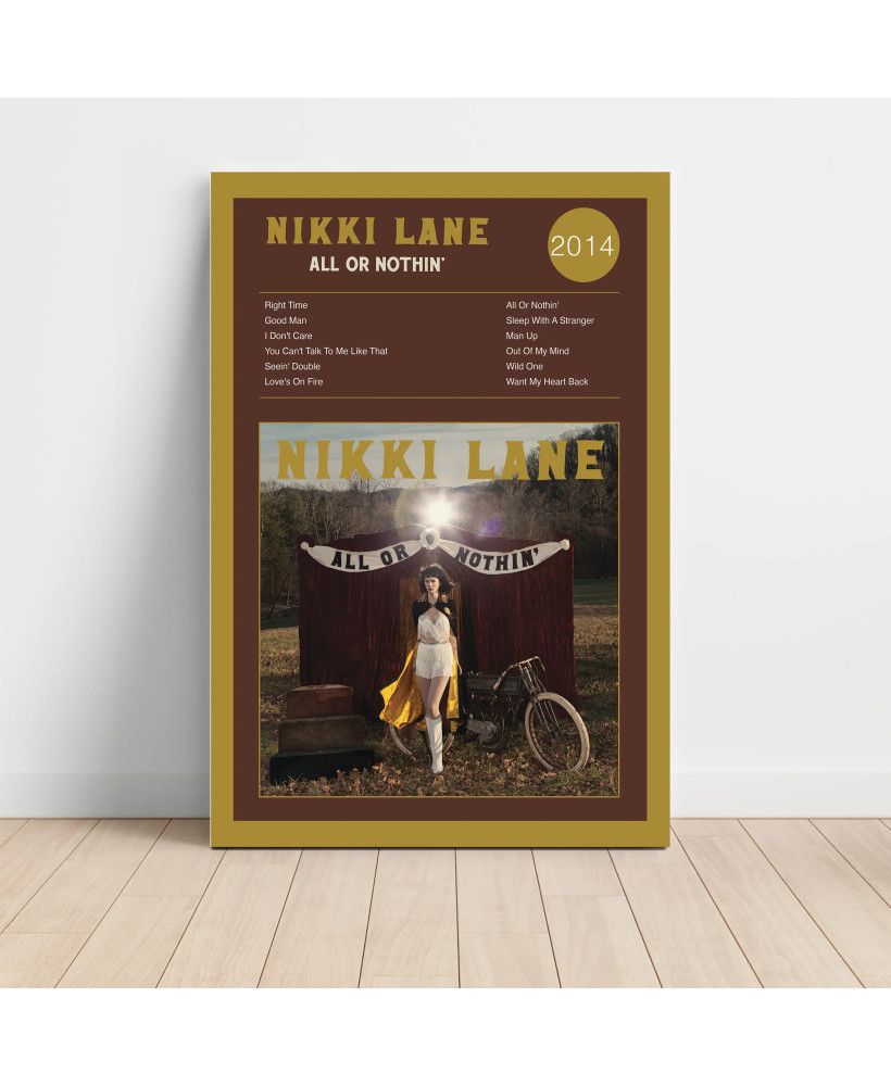 Nikki Lane – All Or Nothin' Fine Art Album Poster
