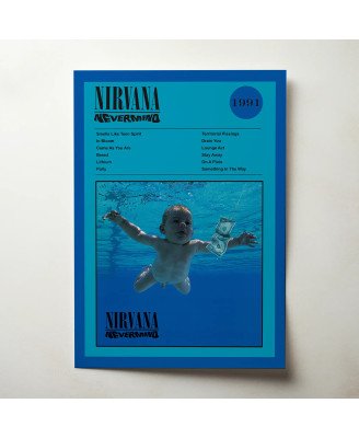 Nirvana - Nevermind Fine Art Album Poster