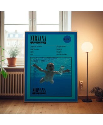 Nirvana - Nevermind Fine Art Album Poster