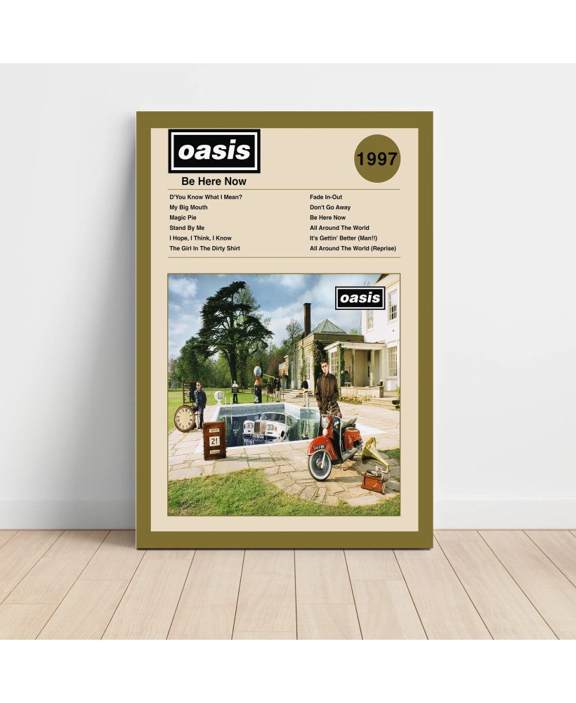 Oasis - Be Here Now Fine Art Album Poster Oasis - Be Here Now Fine Art Album Poster