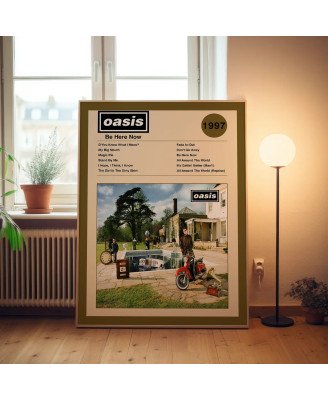 Oasis - Be Here Now Fine Art Album Poster