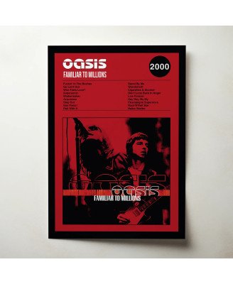 Oasis - Familiar To Millions Fine Art Album Poster