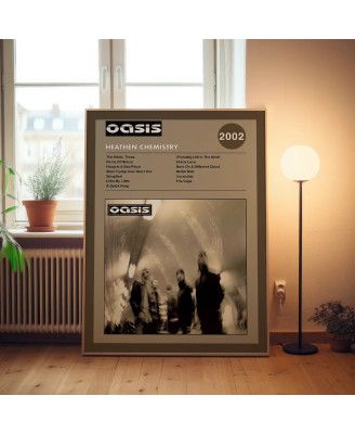 Oasis - Heathen Chemistry Fine Art Album Poster
